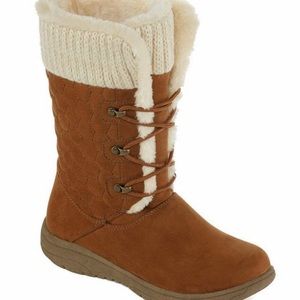 Liz Claiborne Womens Clinton Boots Flat Heel